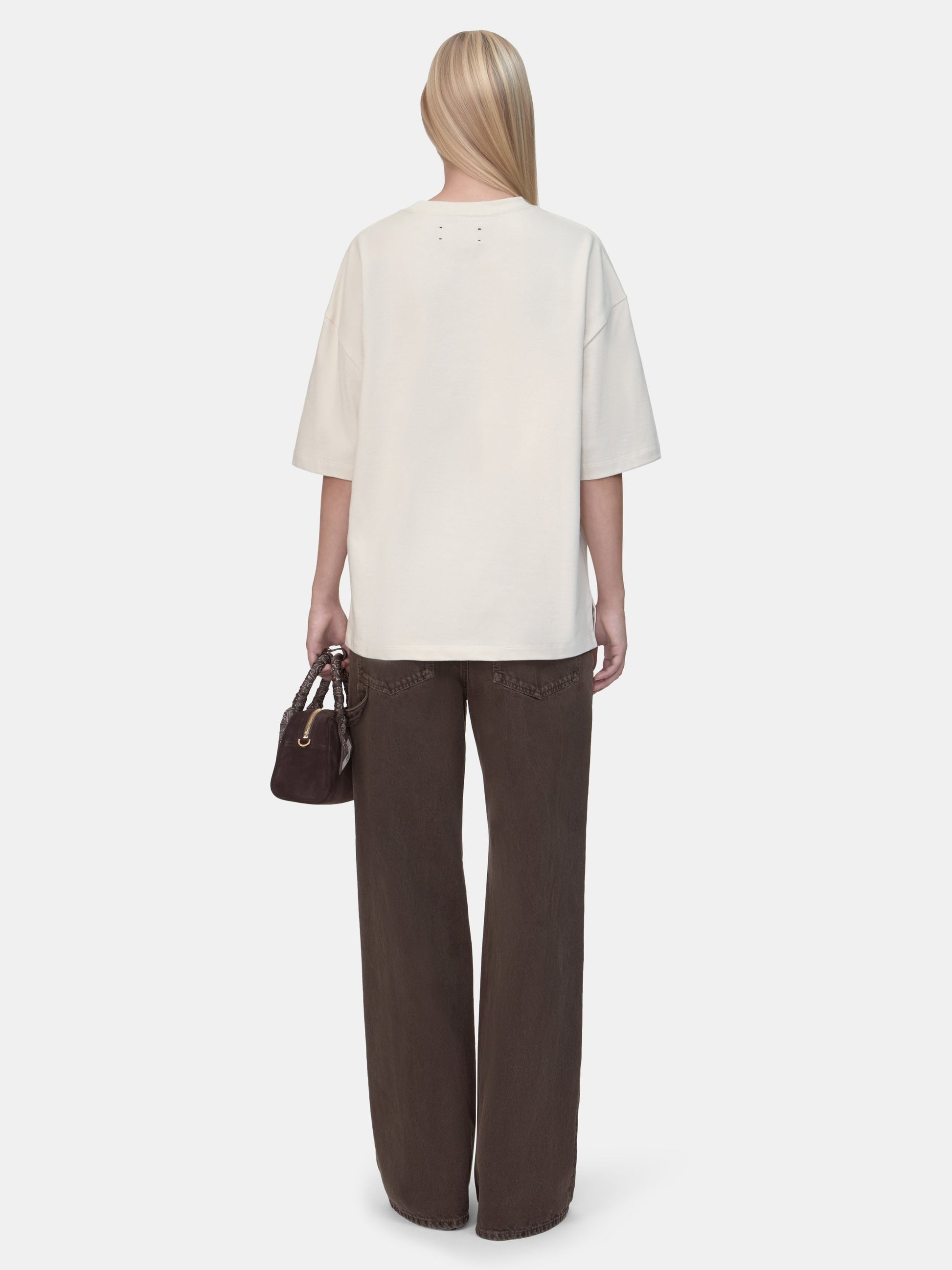 Ma Drop Shoulder Tee - Cream | Amiri Affordable
