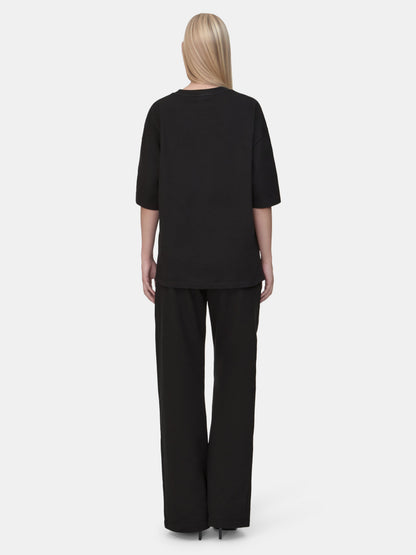 Ma Drop Shoulder Tee - Black | Amiri Budget Friendly