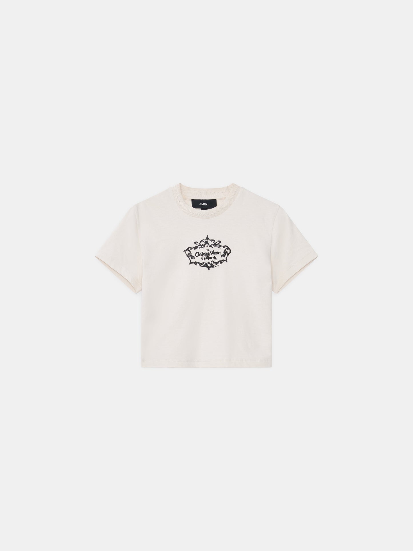 Chateau Crest Baby Tee - Alabaster | Amiri Great Deal