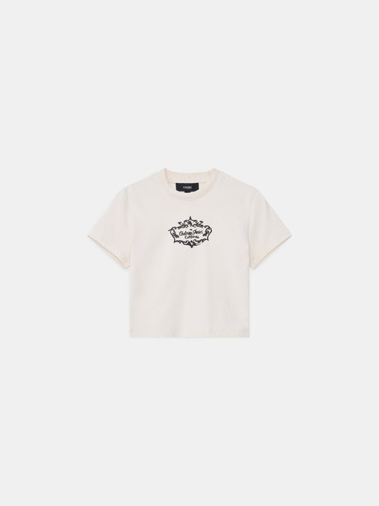 Chateau Crest Baby Tee - Alabaster | Amiri Great Deal