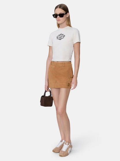 Chateau Crest Baby Tee - Alabaster | Amiri Great Deal