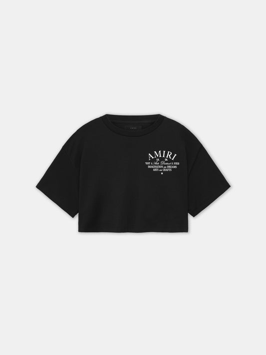 Arts District Cropped Tee - Black | Amiri Special Offer