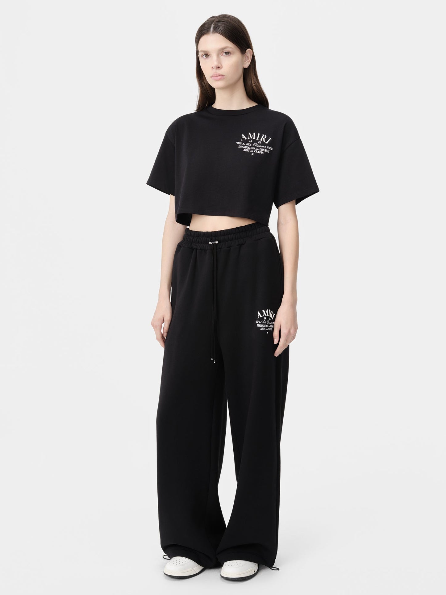 Arts District Cropped Tee - Black | Amiri Special Offer