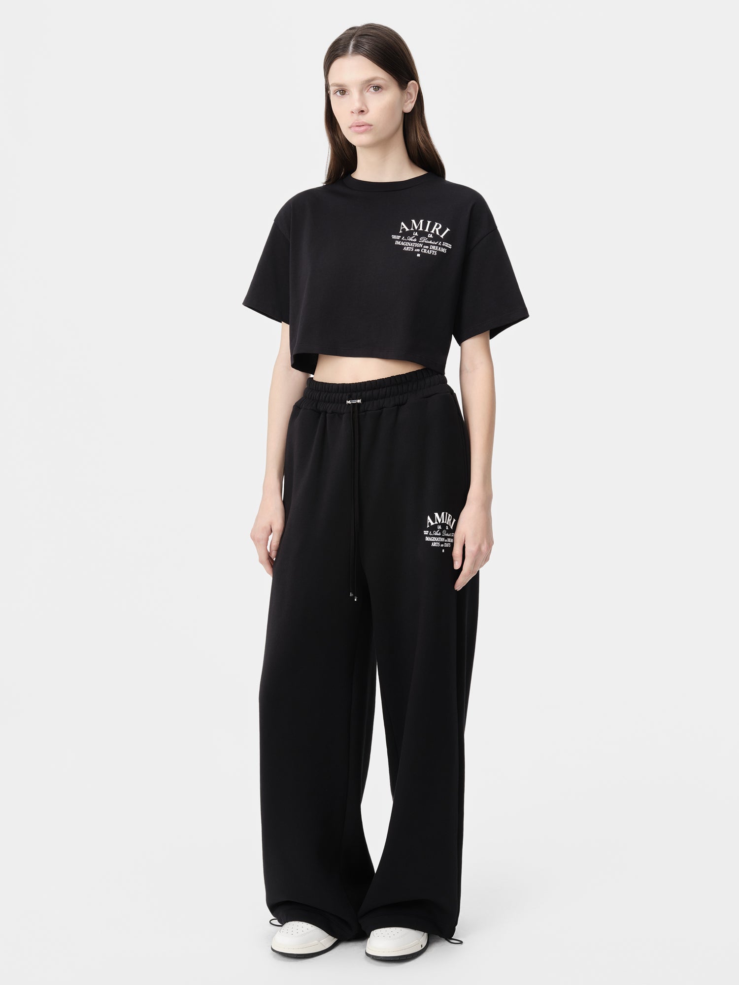 Arts District Cropped Tee - Black | Amiri Special Offer