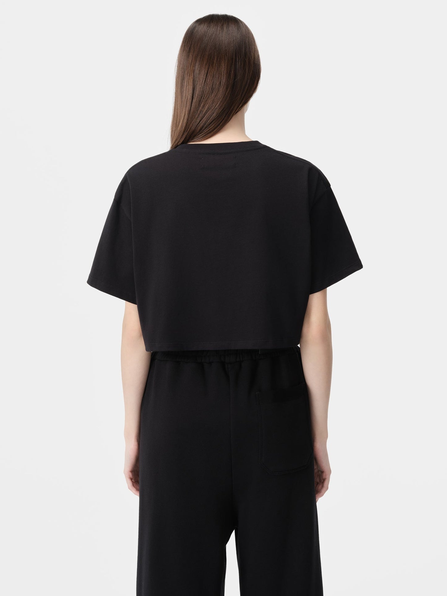 Arts District Cropped Tee - Black | Amiri Special Offer