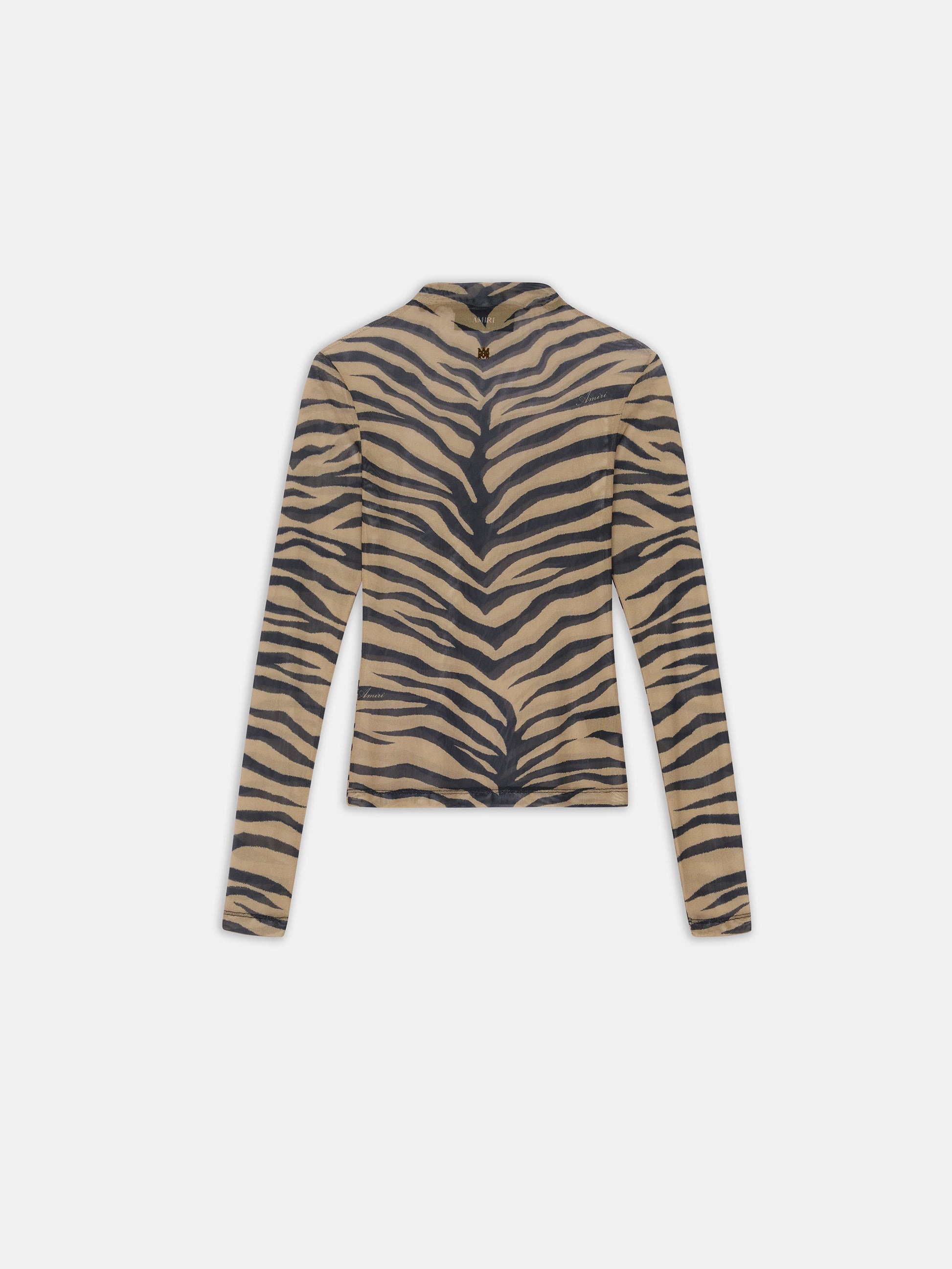 Zebra Long Sleeve Top - Dark Brown | Amiri Featured
