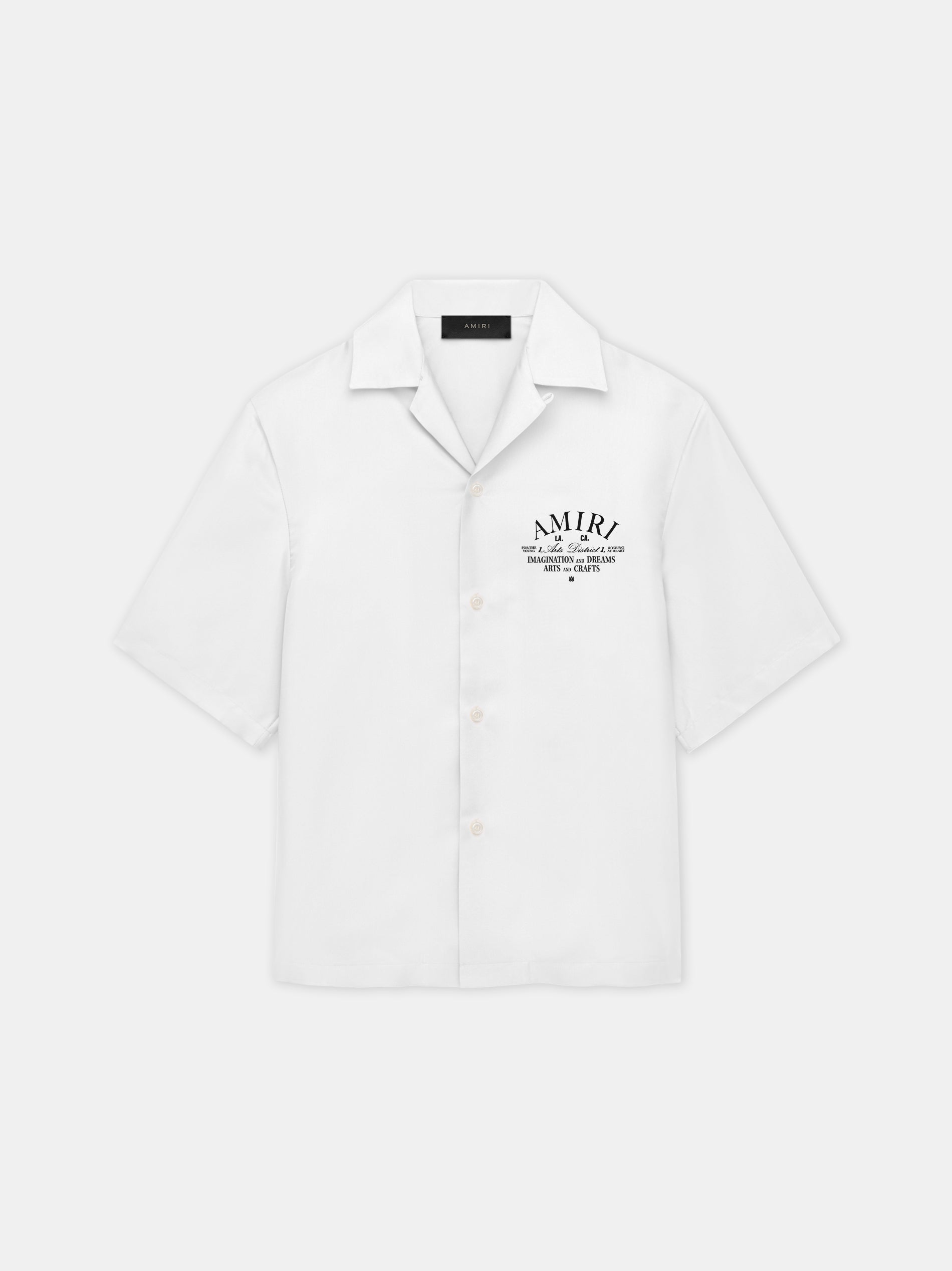 Arts District Camp Shirt - White | Amiri Online