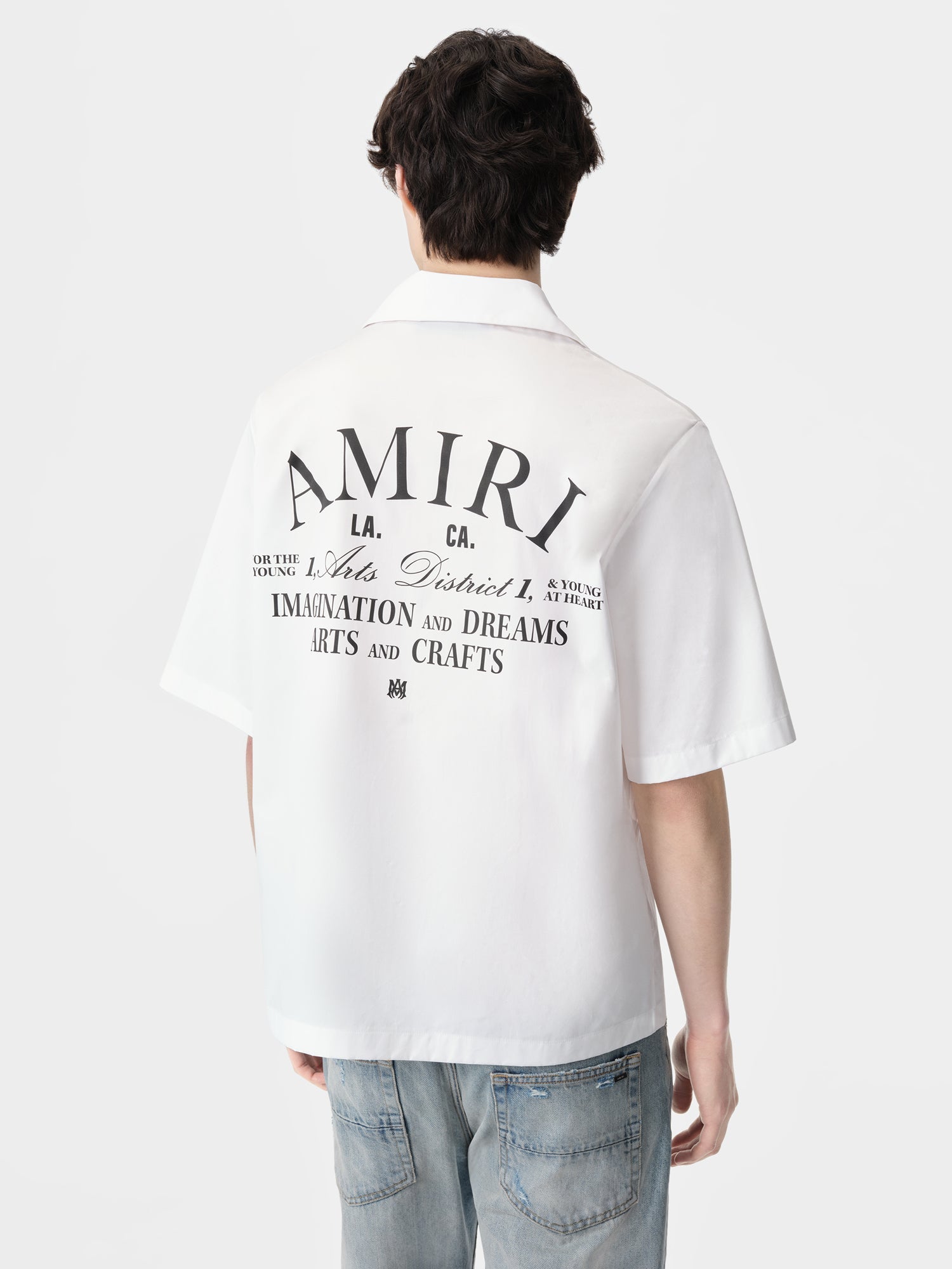 Arts District Camp Shirt - White | Amiri Online