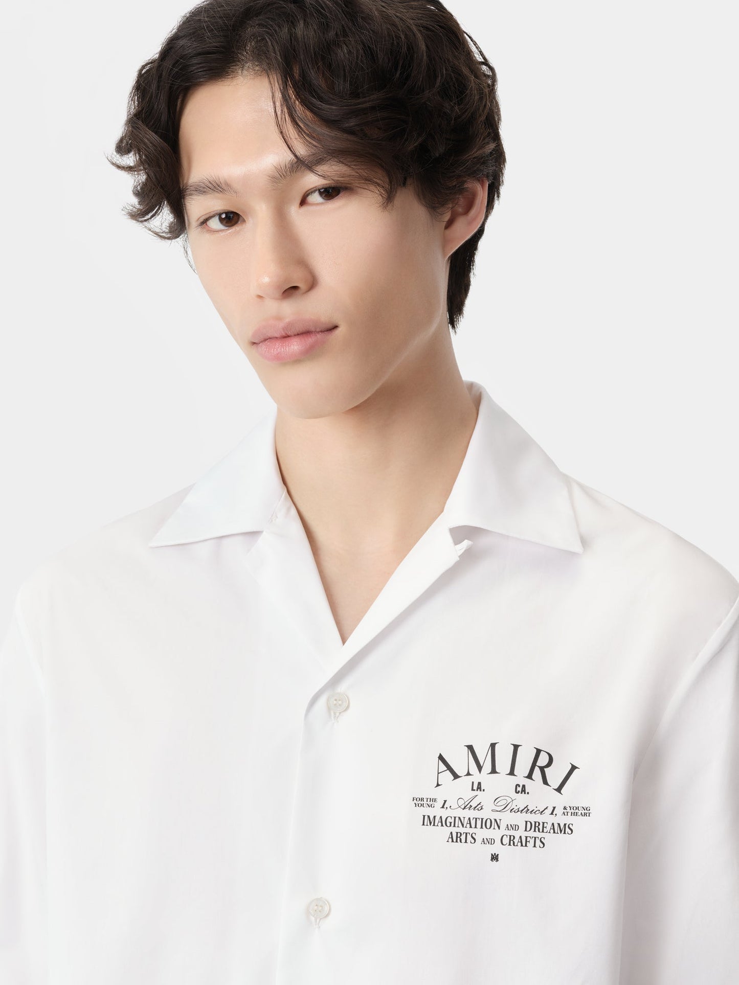 Arts District Camp Shirt - White | Amiri Online