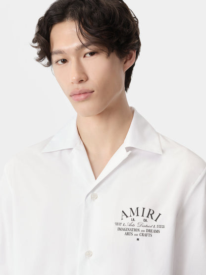 Arts District Camp Shirt - White | Amiri Online