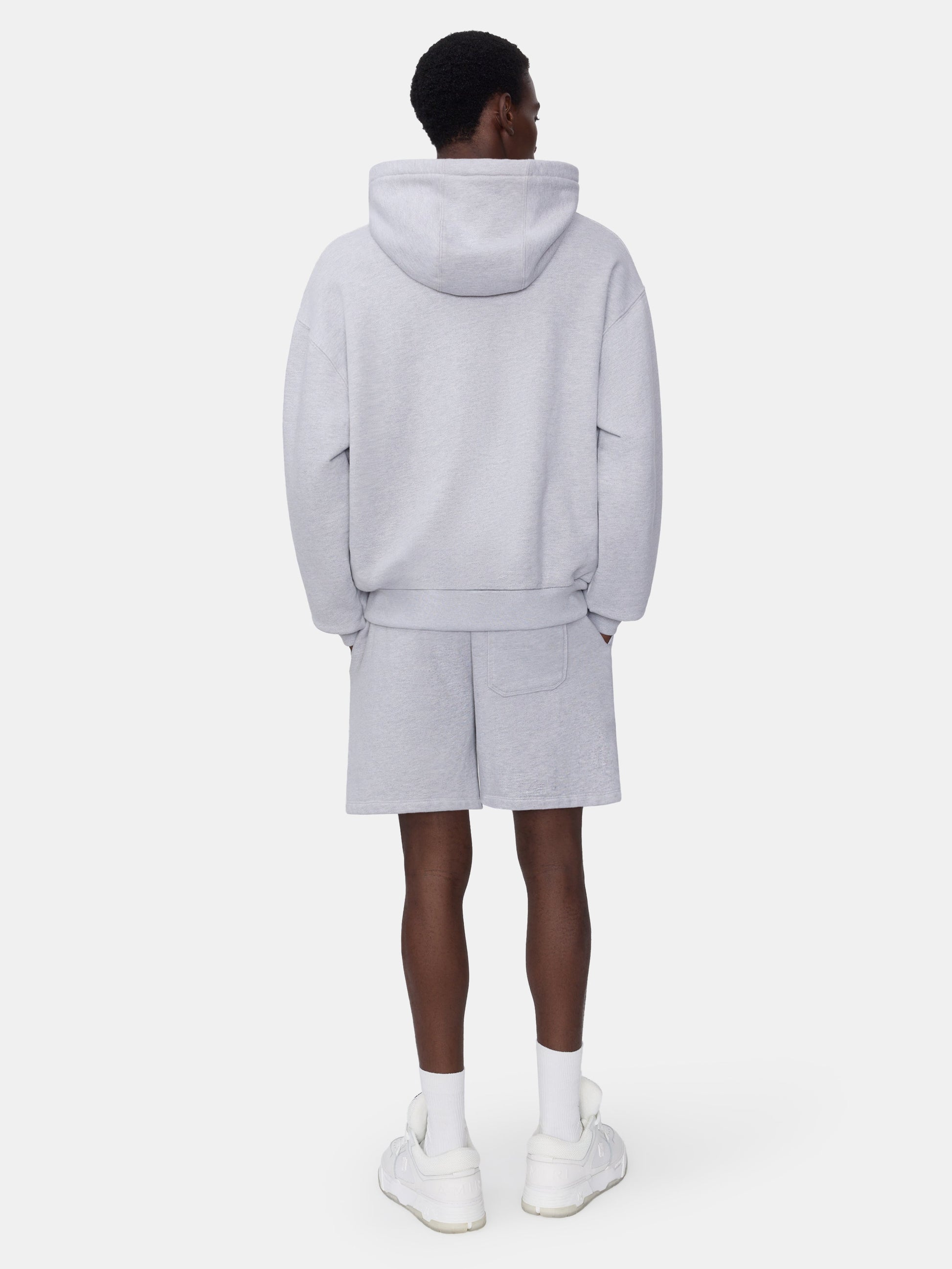Relaxed Pull On Sweatshort - Heather Grey | Amiri Budget Friendly