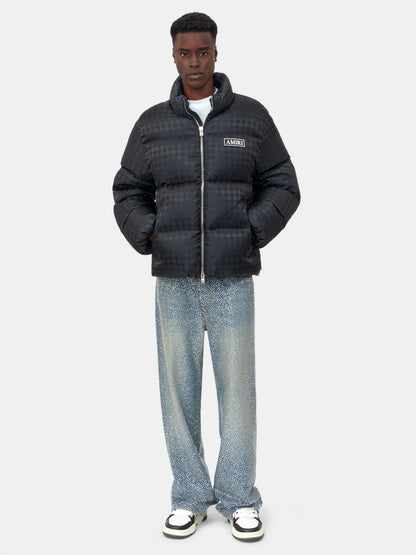 Ma Quad Jacquard Down Jacket - Black | Amiri Special Offer