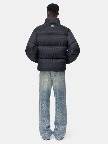 Ma Quad Jacquard Down Jacket - Black | Amiri Special Offer