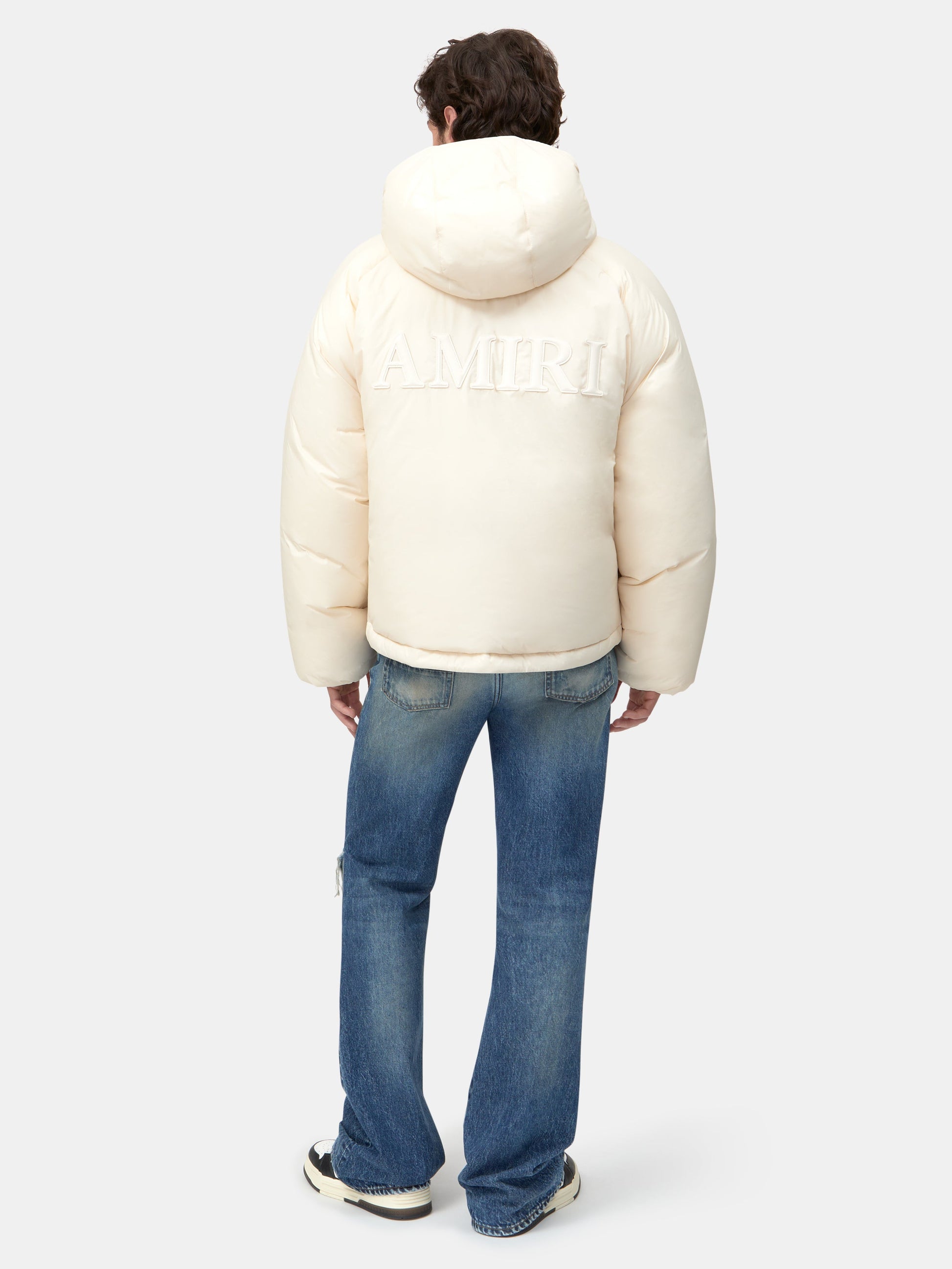 Amiri Hooded Down Jacket - Alabaster | Amiri Popular Choice