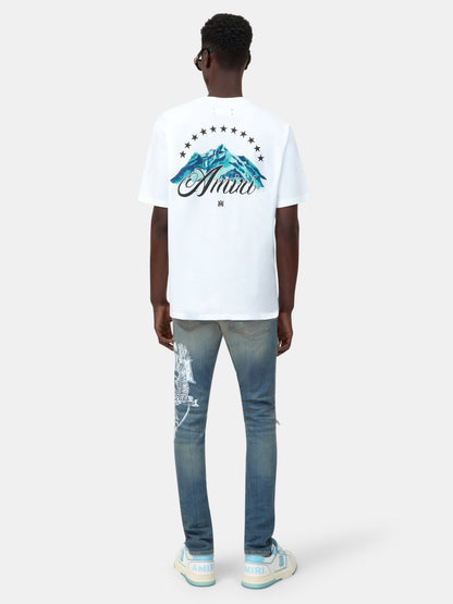Amiri Eagle Repair Skinny Jean - Driftwood Blue | Amiri Sale
