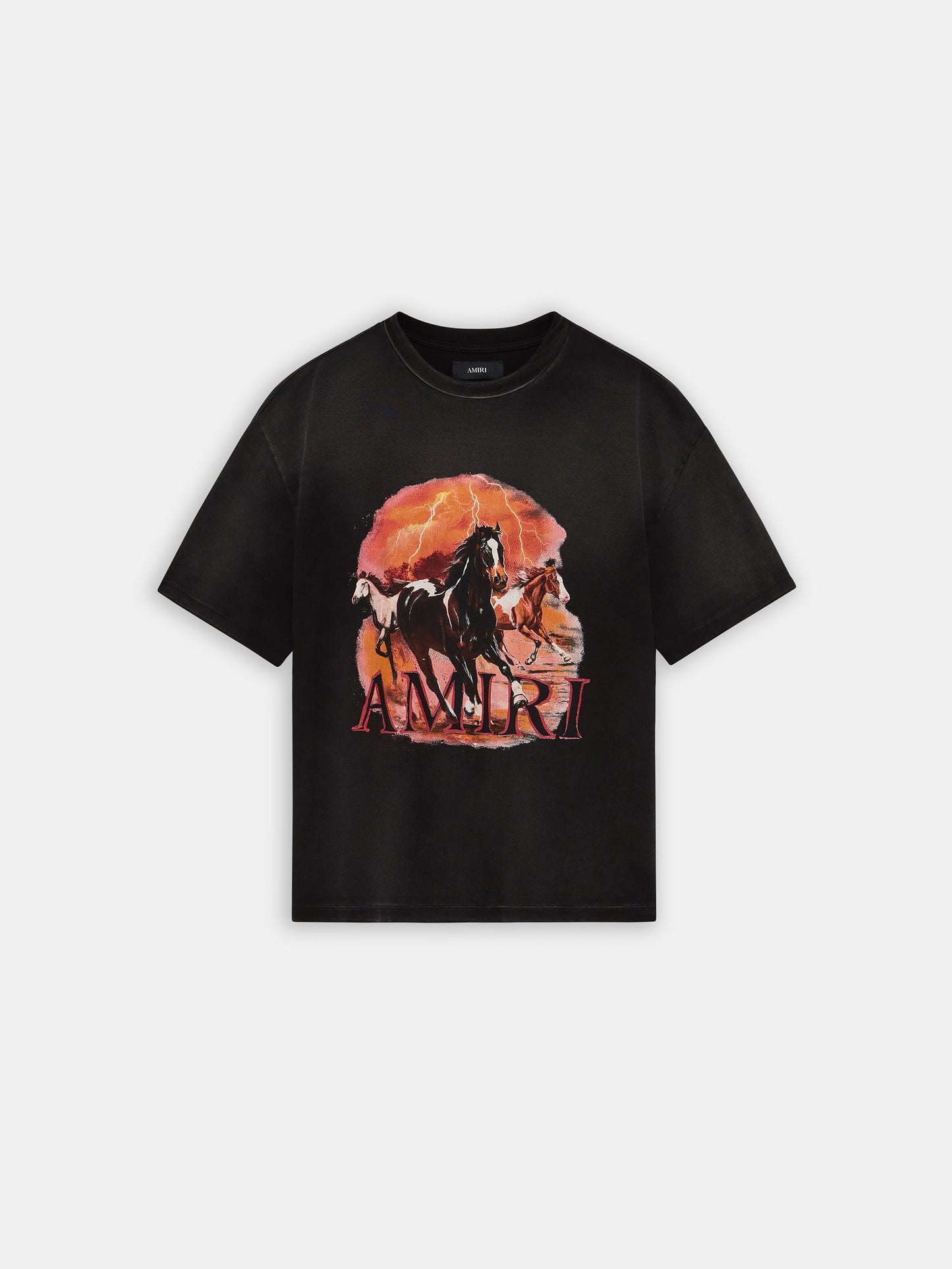 Plains Oversized Tee - Black | Amiri Value