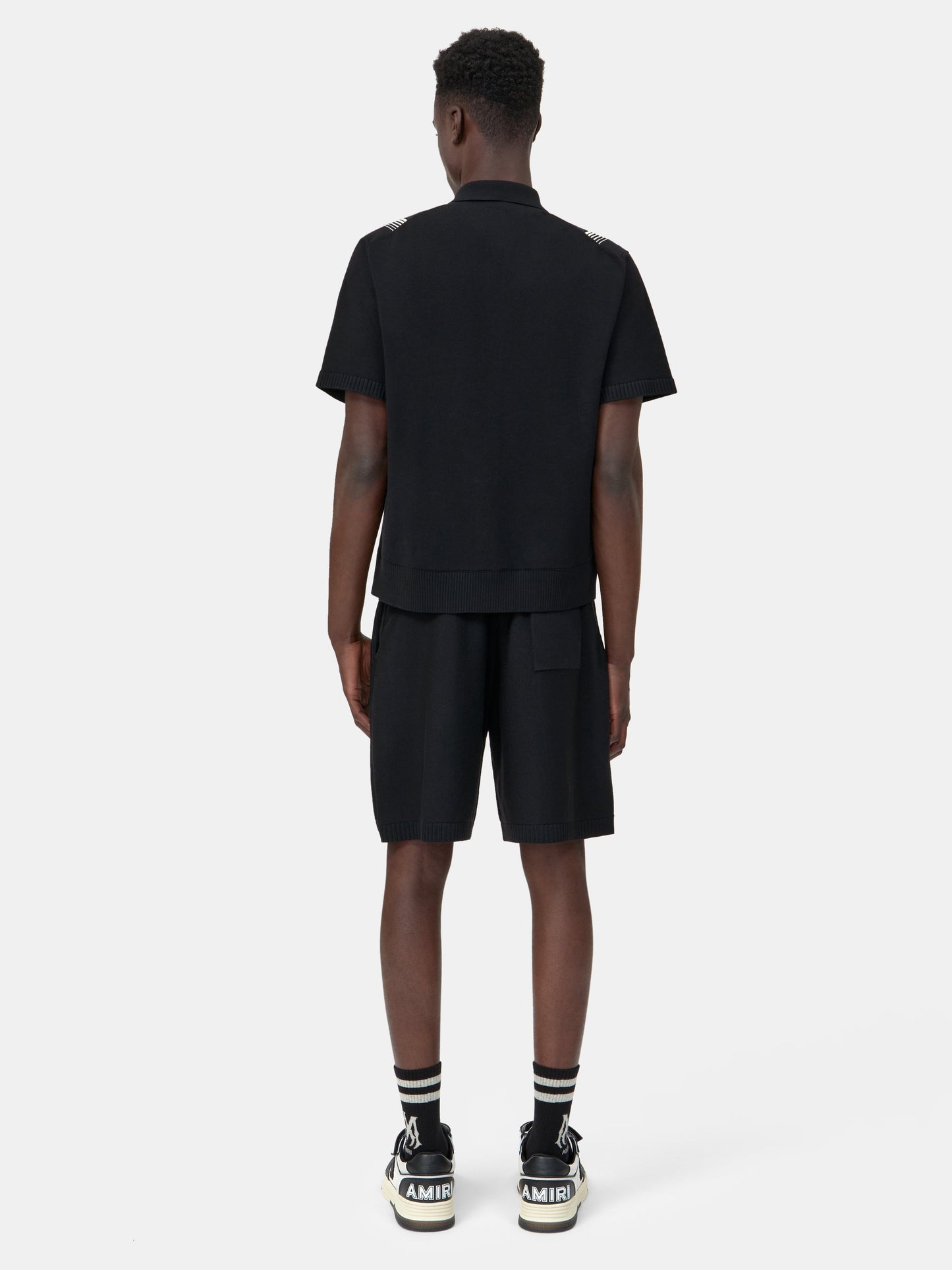 Stud Stripe Shirt - Black | Amiri Budget Friendly