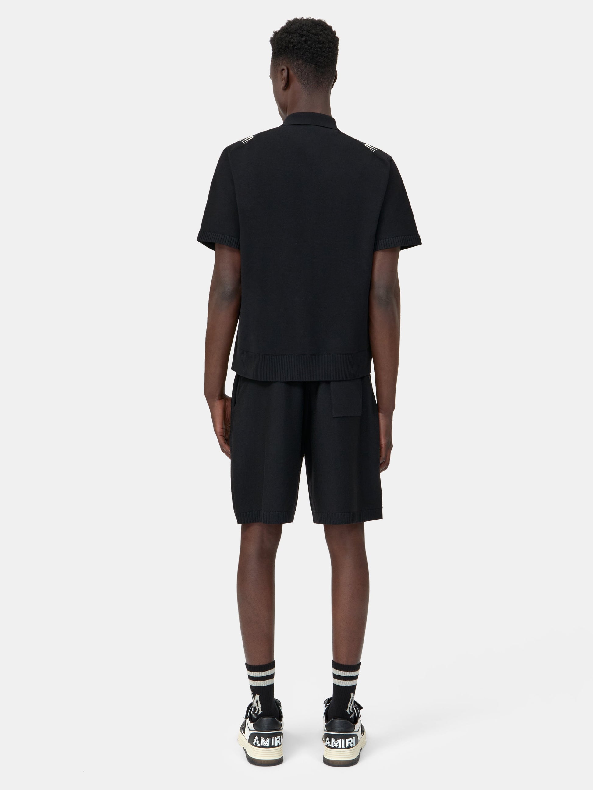 Stud Stripe Shirt - Black | Amiri Budget Friendly