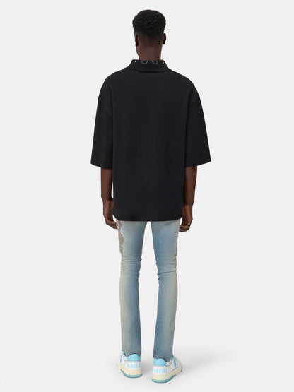 Ma Quad Applique Skinny Jean - Dust Indigo | Amiri Great Deal