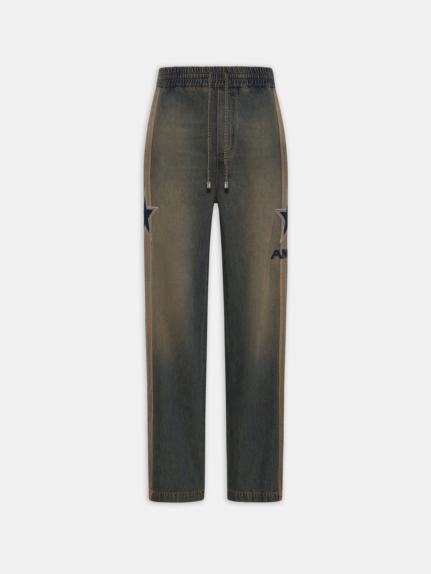 Amiri Sport Denim Track Pant - Worn Slate | Amiri Special Offer