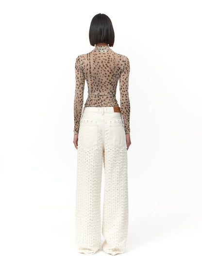 Deer Long Sleeve Top - Dark Brown | Amiri Value