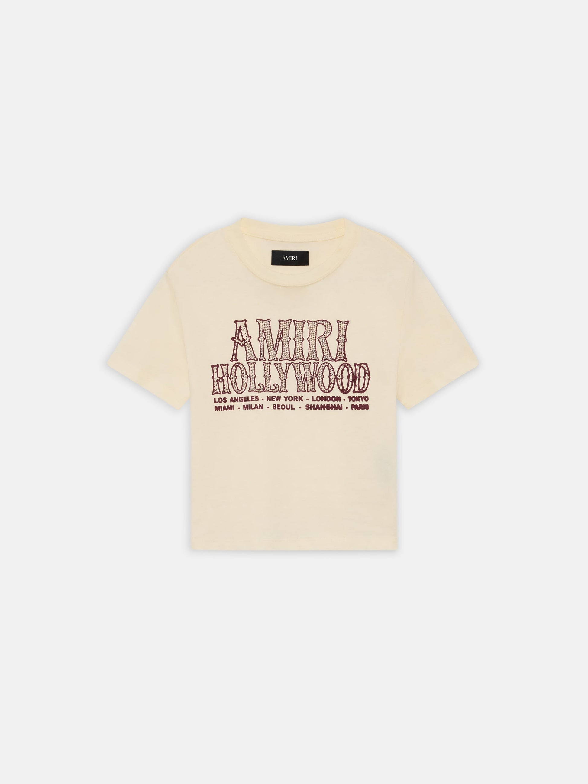 Amiri Hollywood Baby Tee - Linen | Amiri Budget Friendly