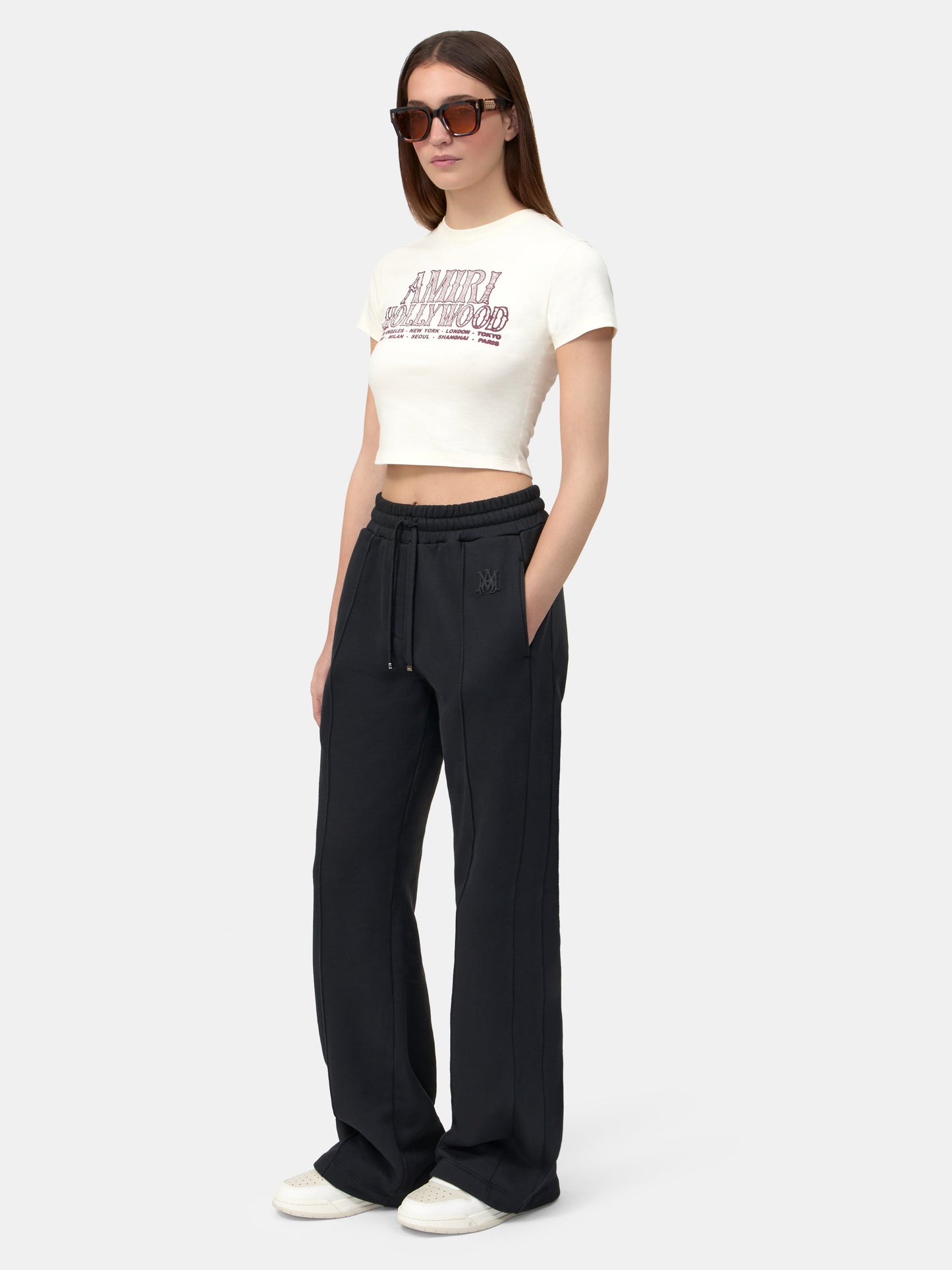 Amiri Hollywood Baby Tee - Linen | Amiri Budget Friendly