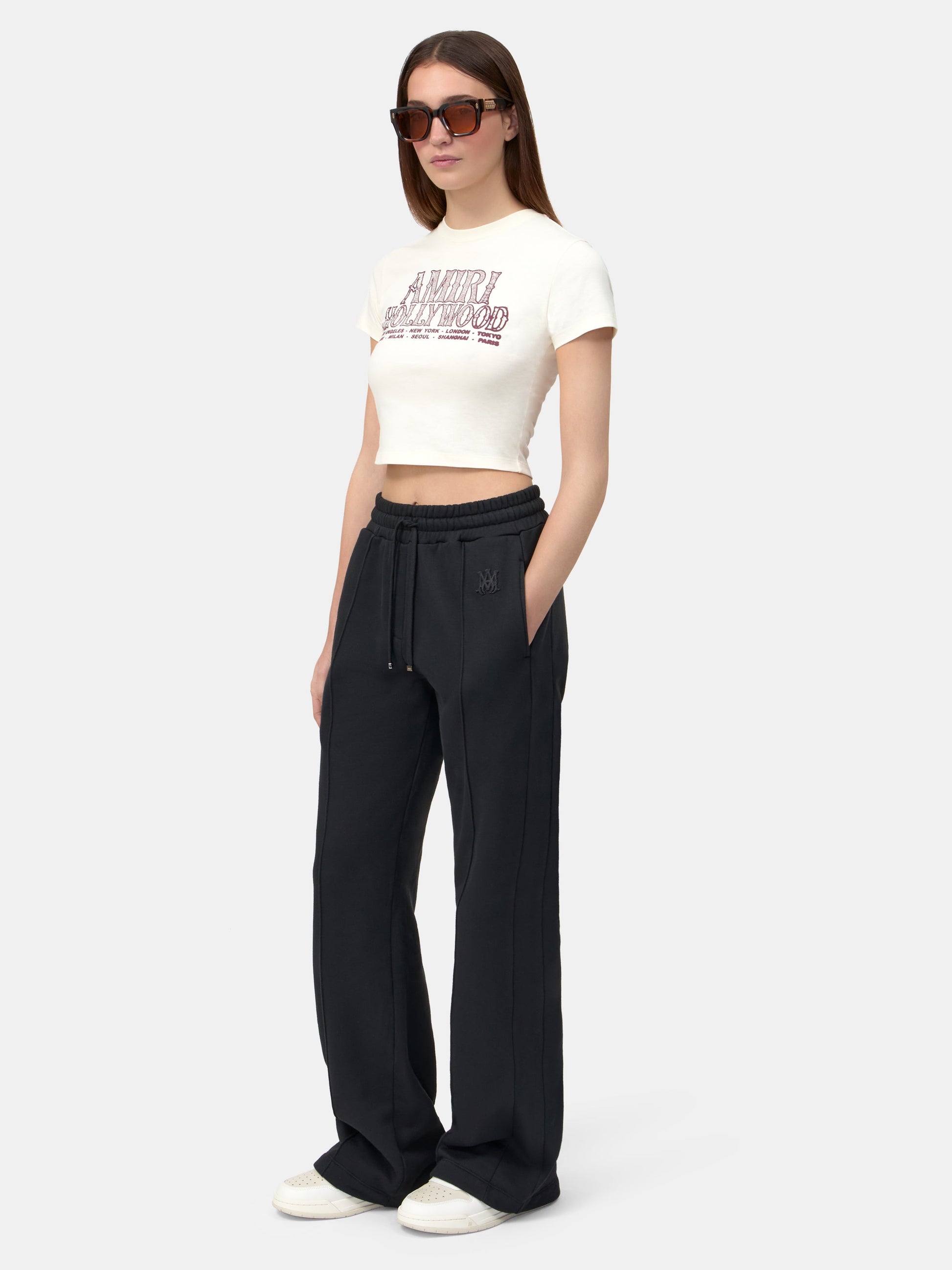 Amiri Hollywood Baby Tee - Linen | Amiri Budget Friendly