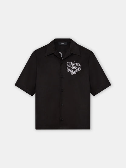 Amiri Hollywood Camp Shirt - Black | Amiri Special Offer