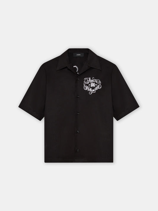 Amiri Hollywood Camp Shirt - Black | Amiri Special Offer
