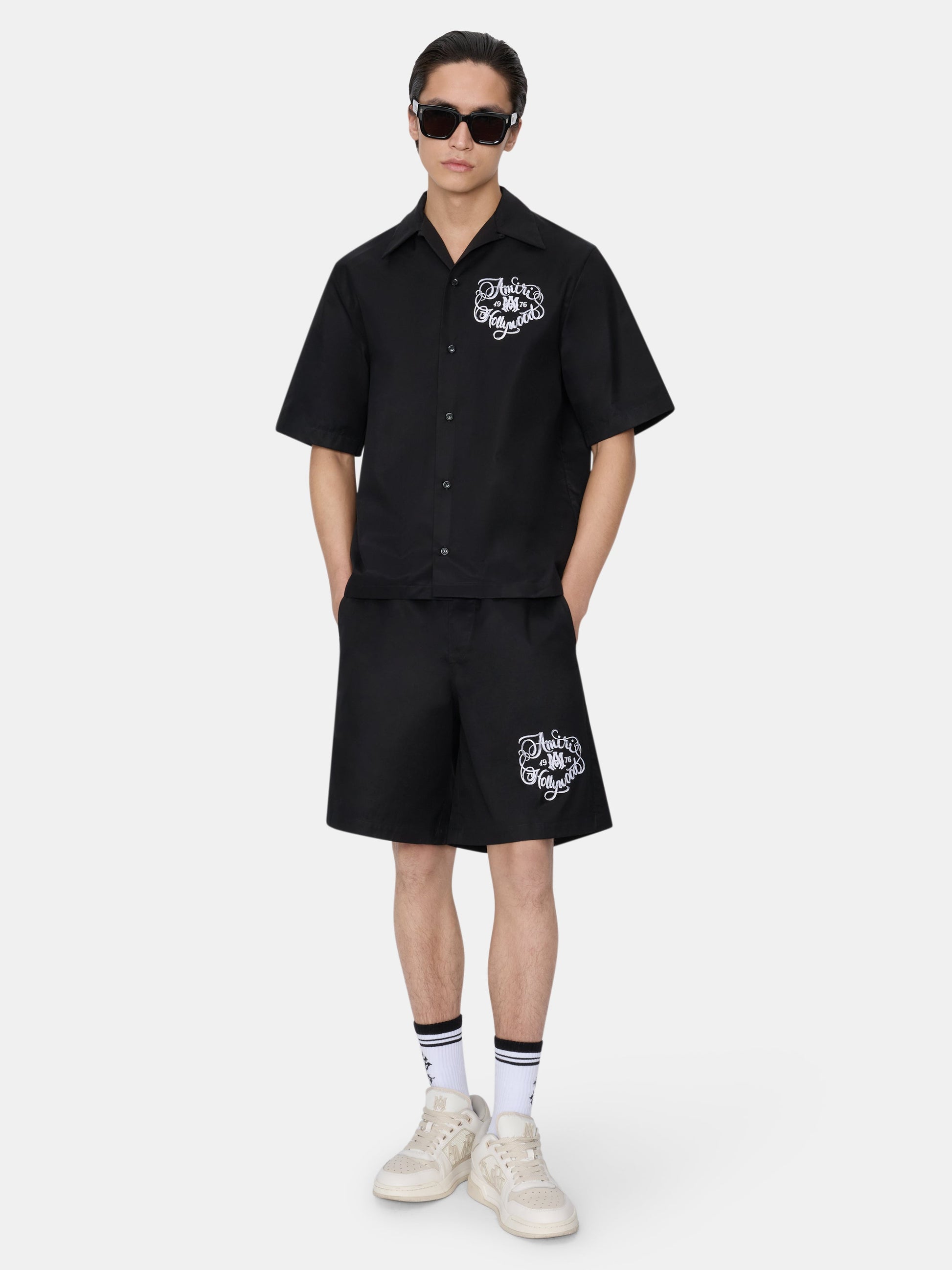 Amiri Hollywood Camp Shirt - Black | Amiri Special Offer