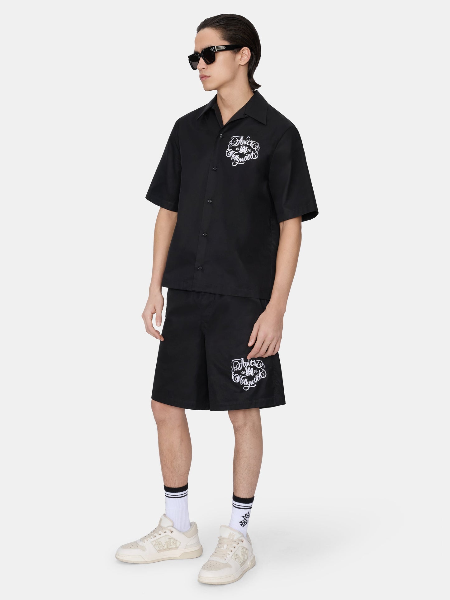 Amiri Hollywood Camp Shirt - Black | Amiri Special Offer