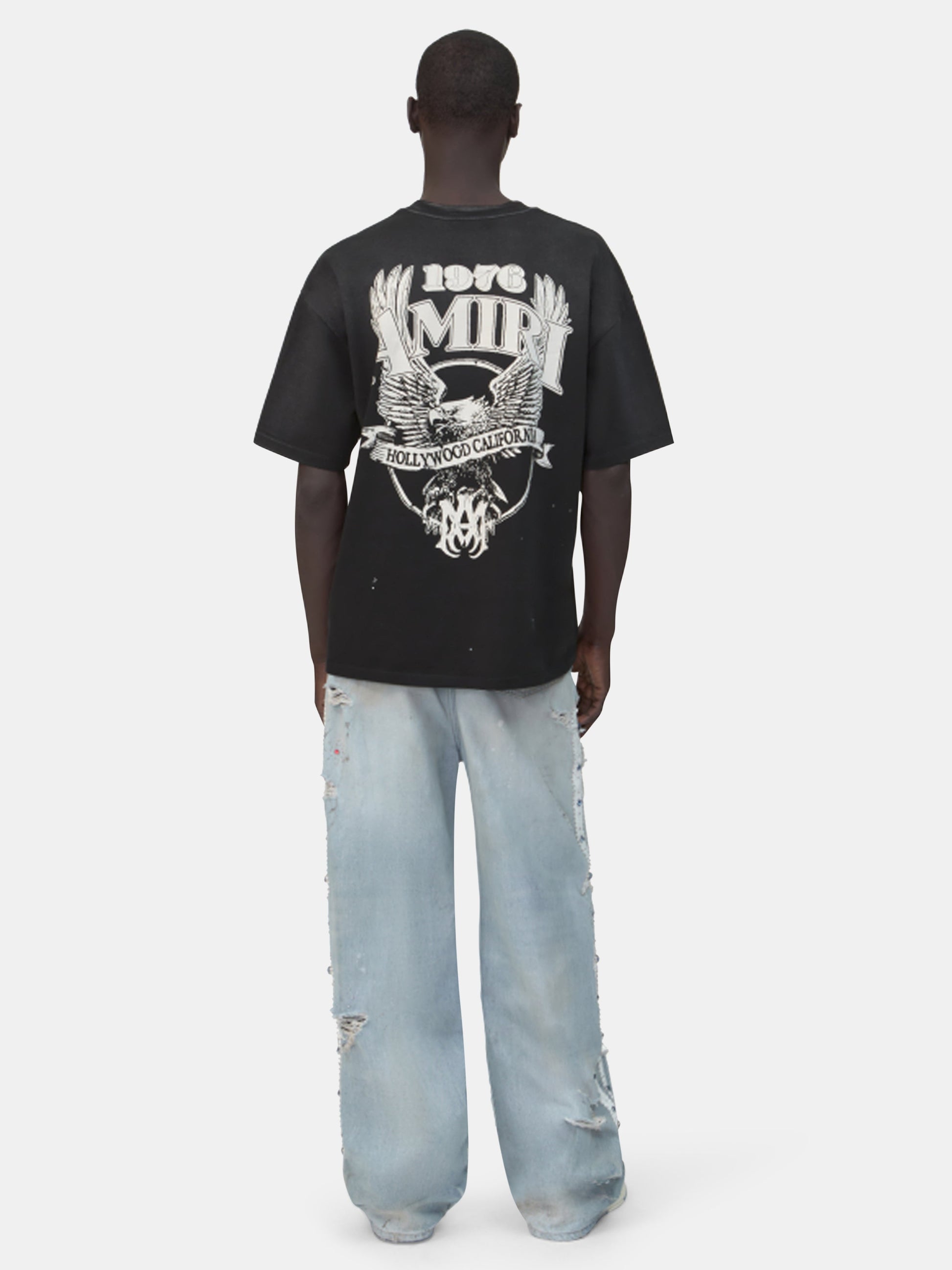 Bones Studded Baggy Jean - Perfect Antique Indigo | Amiri Featured