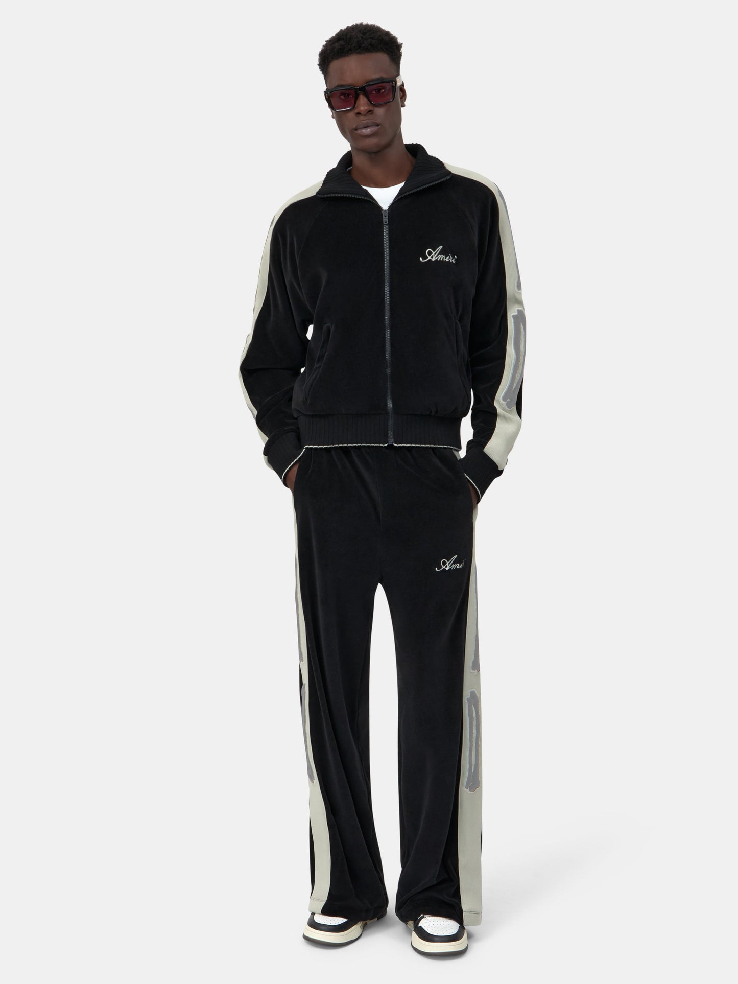Bones Track Jacket - Black | Amiri Sale