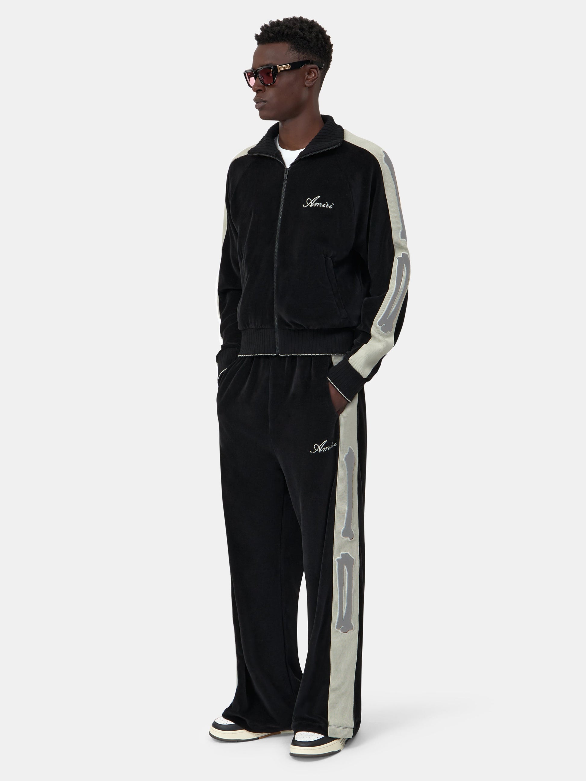 Bones Track Jacket - Black | Amiri Sale