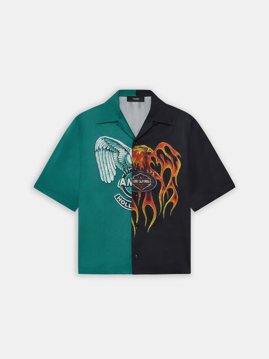 Spliced Camp Shirt - Multi | Amiri Budget Friendly