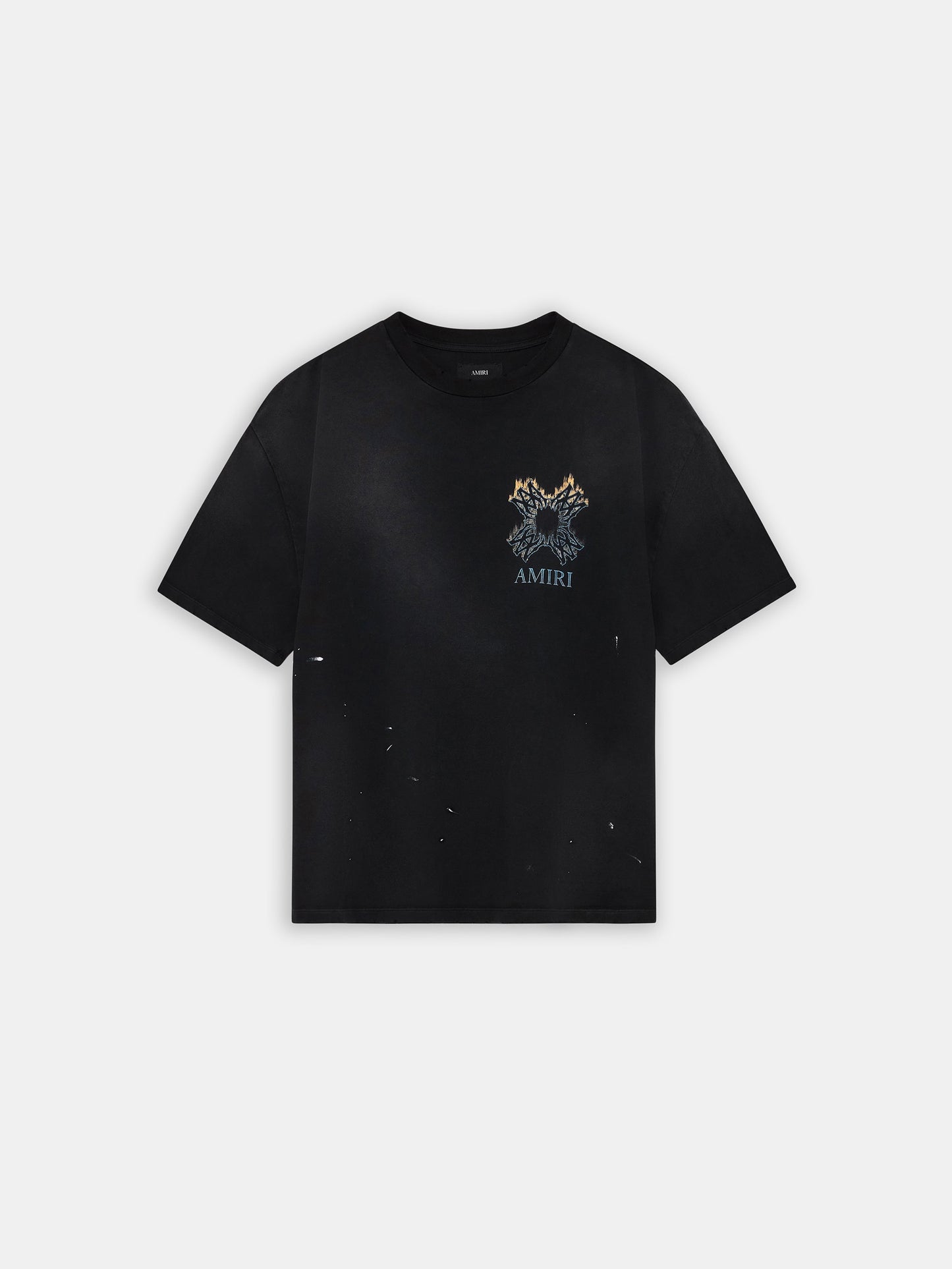 Ma Quad Flames Oversized Tee - Black | Amiri Special Offer