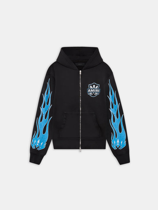 Ma Flames Zip Hoodie - Black | Amiri Featured