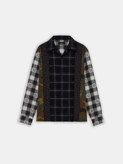 Spliced Ma Quad Flannel - Midnight Blue | Amiri Sale