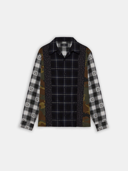 Spliced Ma Quad Flannel - Midnight Blue | Amiri Sale