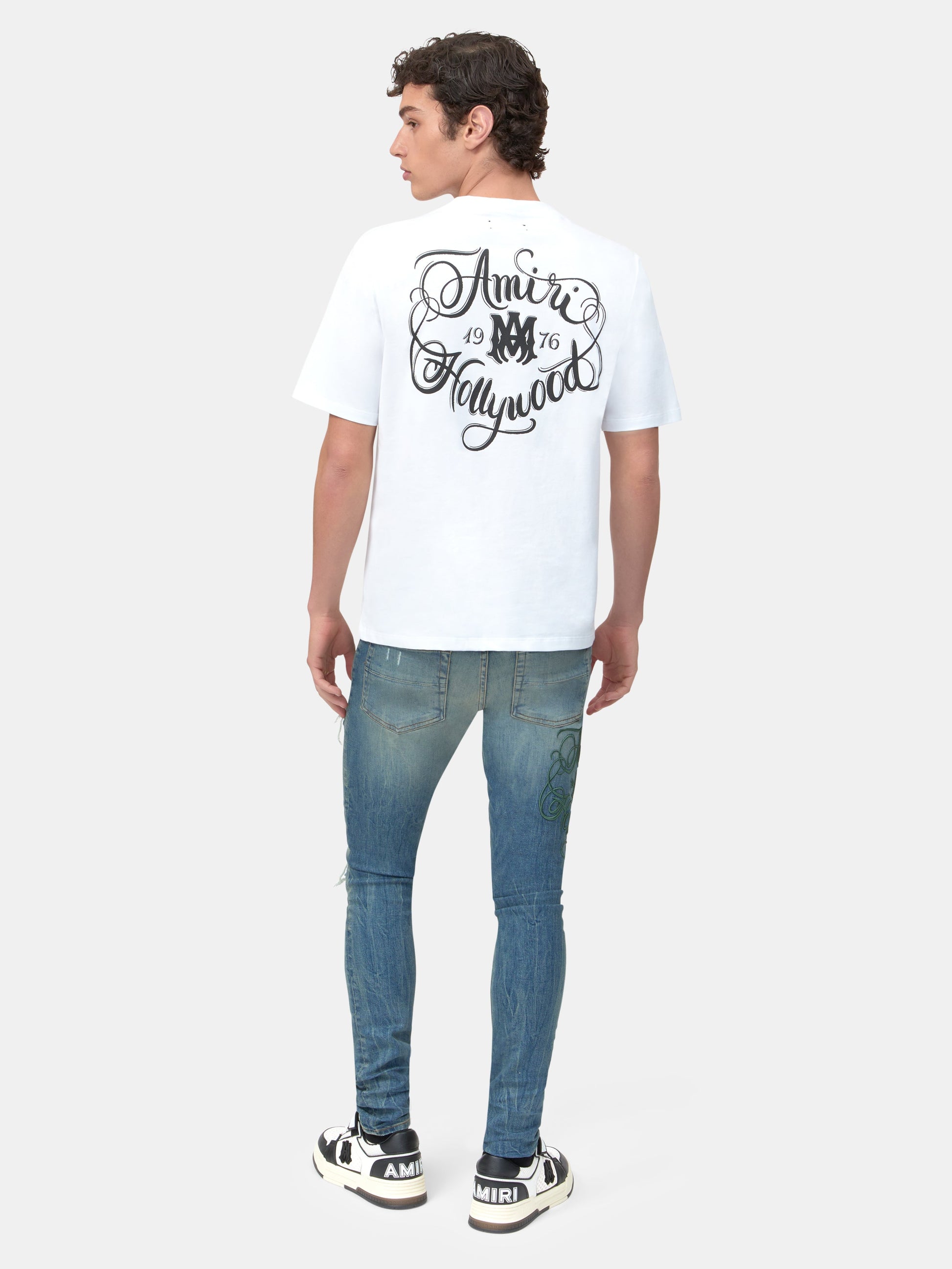 Amiri Hollywood Tee - White | Amiri Affordable