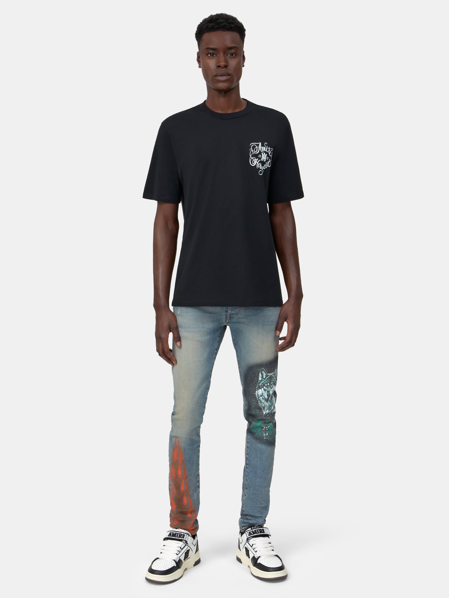 Amiri Hollywood Tee - Black | Amiri Great Deal