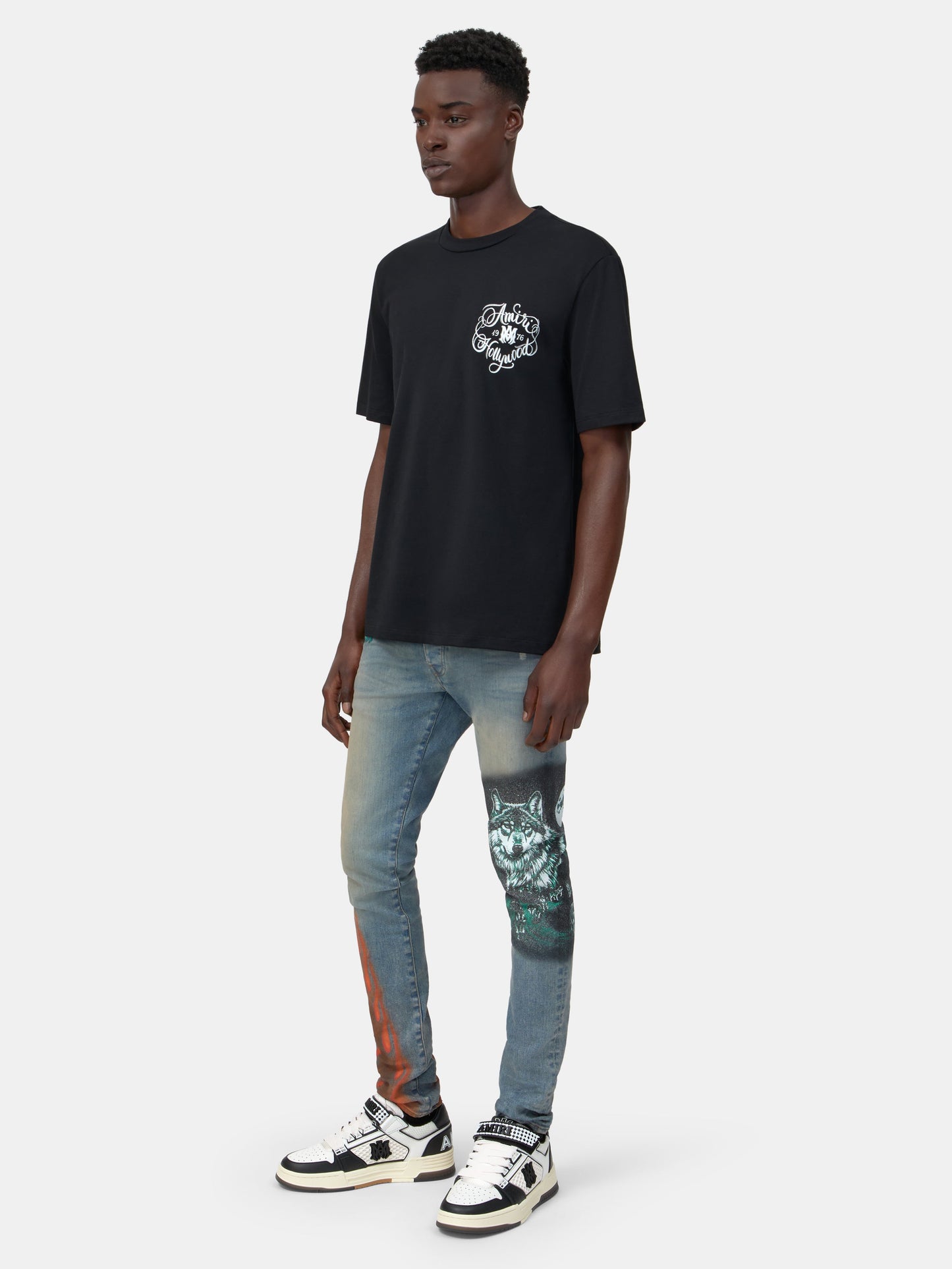 Amiri Hollywood Tee - Black | Amiri Great Deal