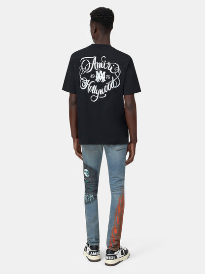 Amiri Hollywood Tee - Black | Amiri Great Deal