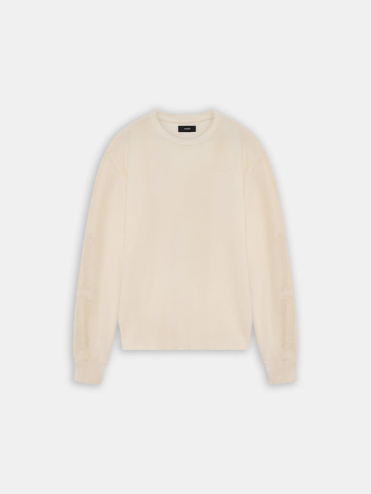 Bones Long Sleeve Tee - Ivory | Amiri Featured