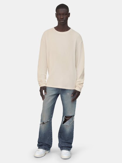 Bones Long Sleeve Tee - Ivory | Amiri Featured