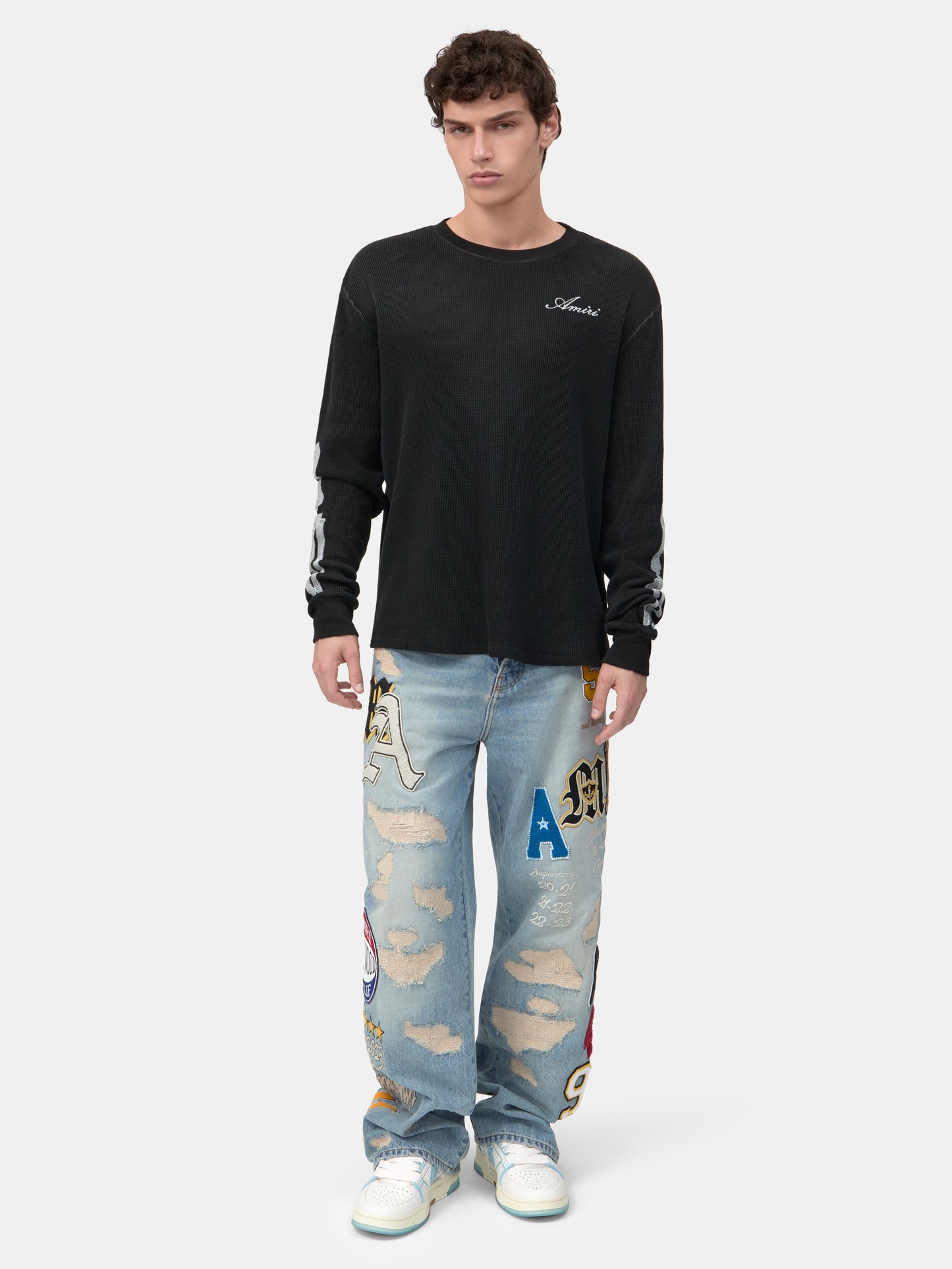 Bones Long Sleeve Tee - Black | Amiri Popular Choice