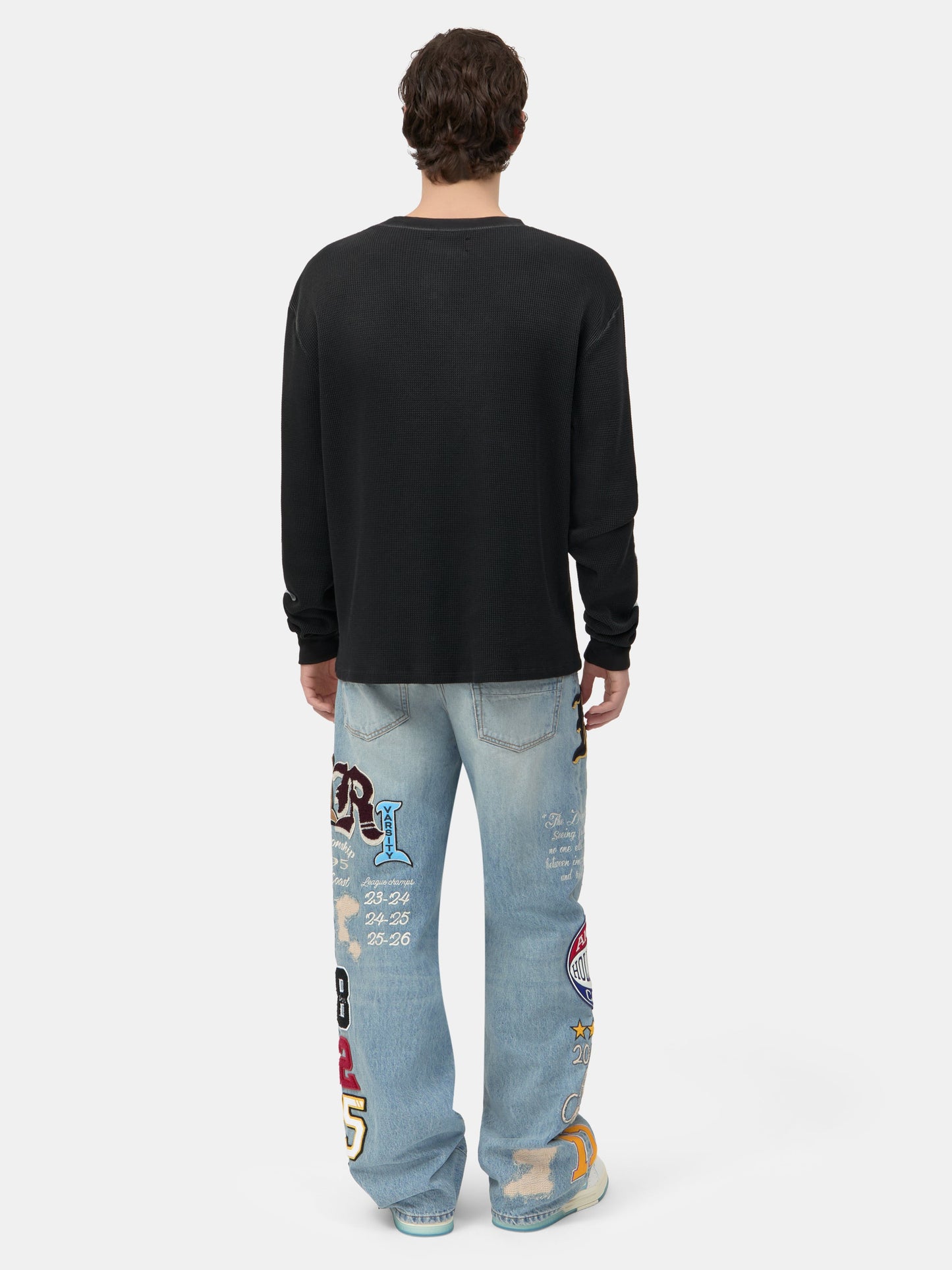Bones Long Sleeve Tee - Black | Amiri Popular Choice