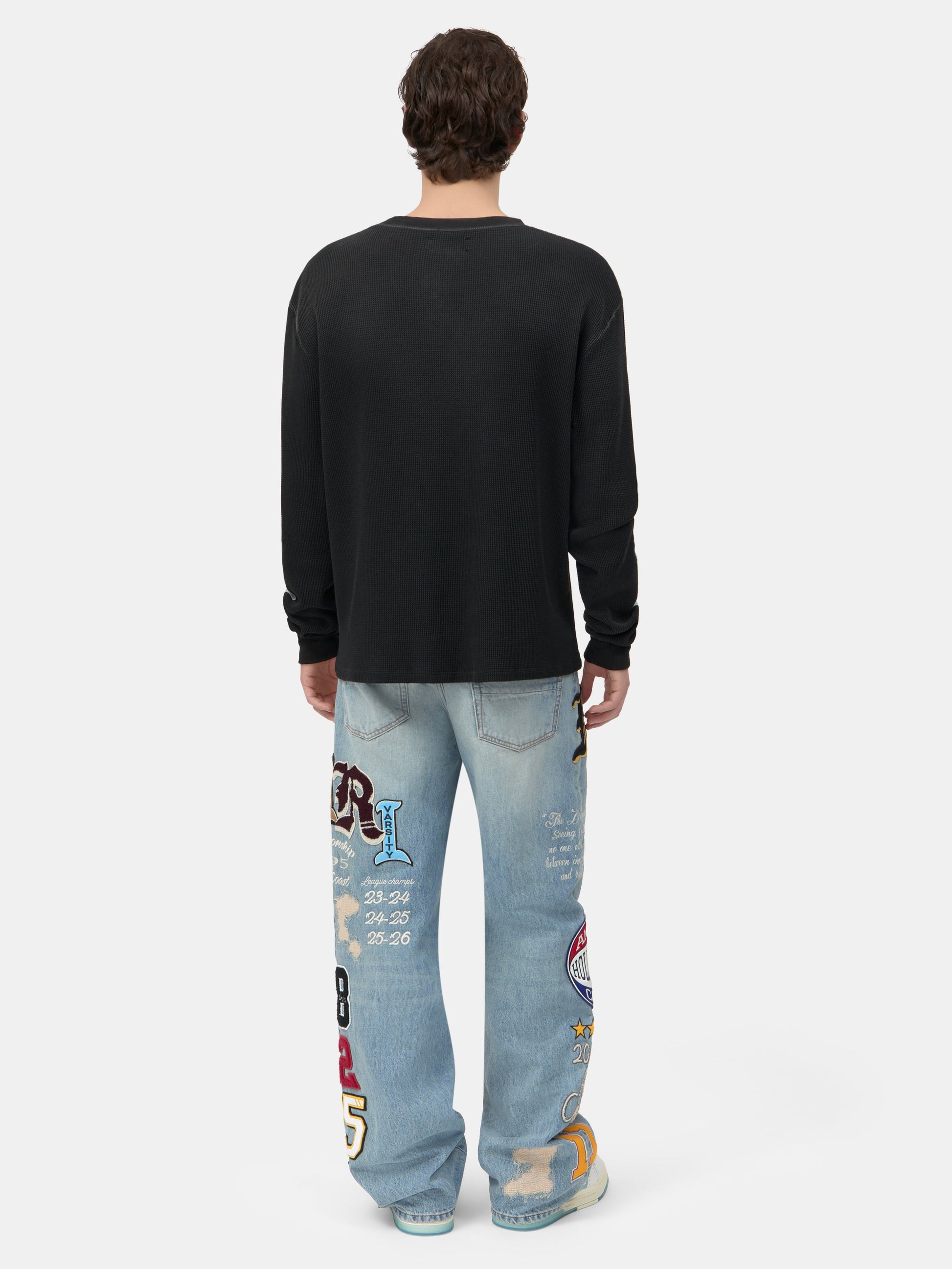 Bones Long Sleeve Tee - Black | Amiri Popular Choice