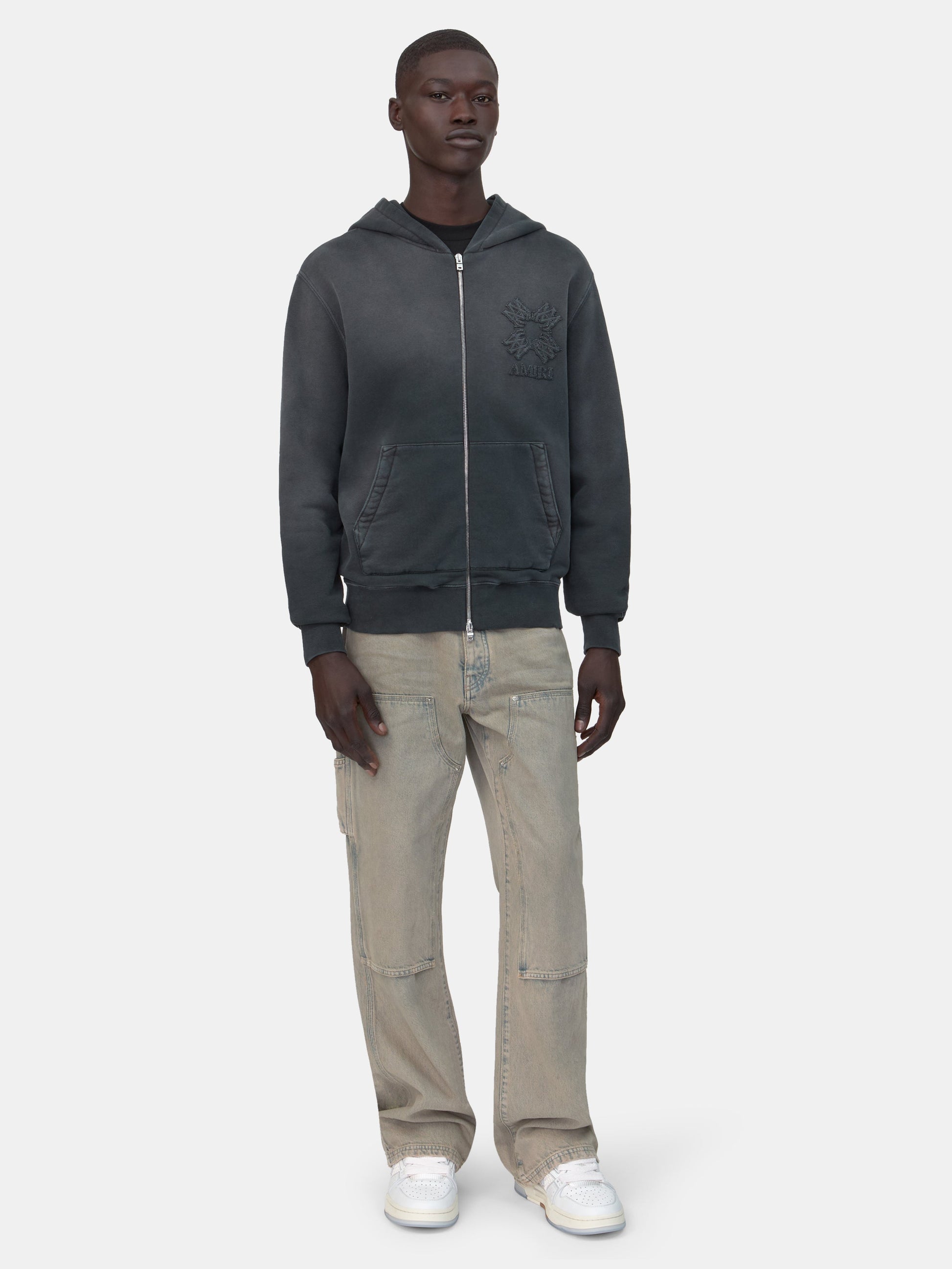 Ma Quad Zip Hoodie - Black | Amiri Best Seller